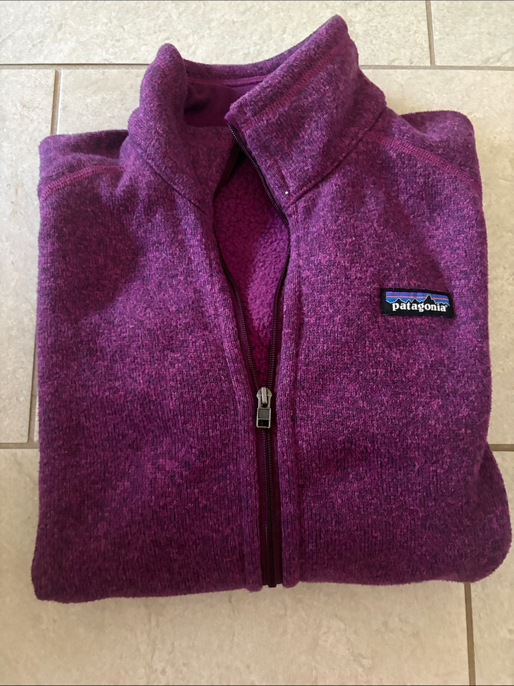 PATAGONIA Women’s Better Sweater Purple Fleece Jacket
